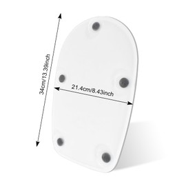 Lunaanda Sliding Board Compatible with KitchenAid 4.5-5 Qt (4.3 L - 4.8 L) Food Processor, Acrylic Sliding Mat for Kitchen Appliances, Stand Mixer, Glider Underlay Accessories for Easy Moving of the