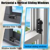 Sliding Window Locks (10 Pack), Window Locks for Up and