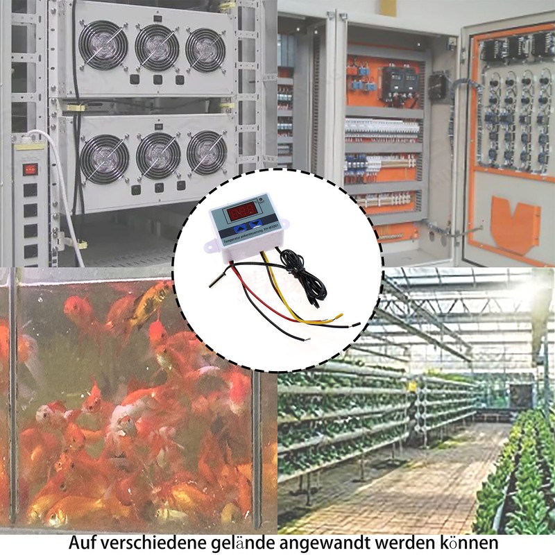 GERUI XH-W3001 Digital LCD Display Temperature Controller, DC 12V 120W