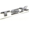 Chrome Letters TSX Badge Emblem Logo Decal Replace Fit for