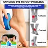 Glass Foot File Callus Remover- Heel Scraper & in Shower