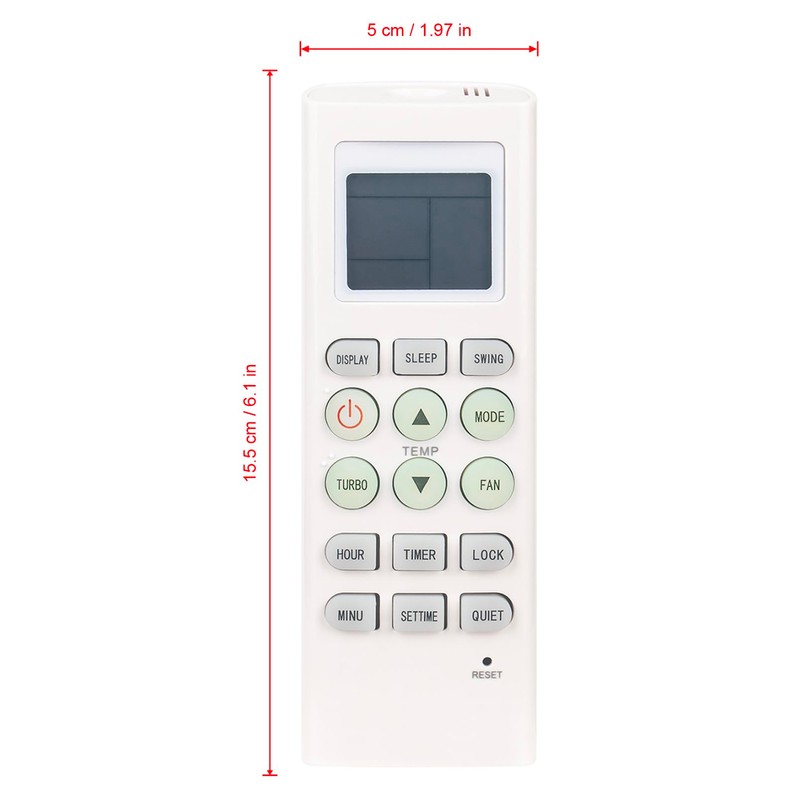 KKG9A-C1 Replace AC A/C Remote Control Compatible with Changhong/Mirage/Agratto Air