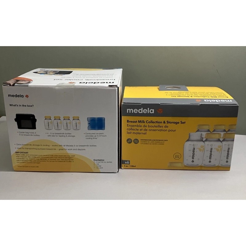 Medela Breast Milk Bottle Set + 6 Bottle Collection/Sto