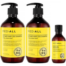 Medior RCP Anti Hair Loss Woody Scent Shampoo 480mlx2+100ml, 1 set / 메디올 알시피 안티 헤어 로스 우디향 샴푸480mlx2개+100ml, 1세트