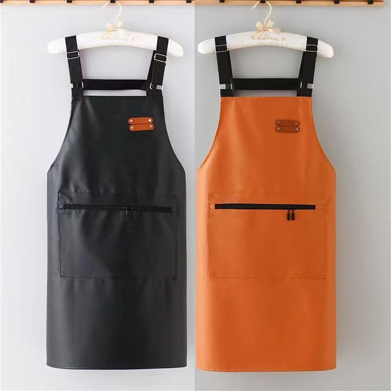 Waterproof Apron,Leather Apron For Men,Work Aprons With One Big Pocket