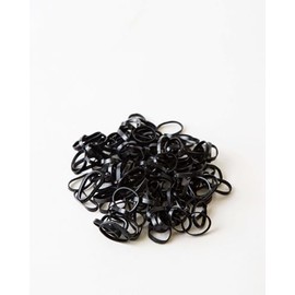 Simply Hair elastics used in braiding - bags of 500pcs - Black - Style - Strong bands - Perfect for Plaits - Great for Children - School Hair