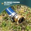 Poppstar 2x Brass Quick Coupling 1 1/2 Inch Internal Thread