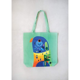 Maxwell & Williams Pete Cromer Large Tote Bag, Lorikeet Print, 100% Cotton, 42 x 41 cm