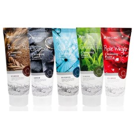 3W CLINIC Cleansing Foam - 100ml, 5 types, Made in Korea - Collagen