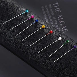 SHULLIN 480 Pcs Waiting Needles Glass Ball Needles 38mm Waiting Needles Flat Head Gusset Stainless Steel Waiting Needle Disc Sewing Pin Head for DIY Projects, Dressmaker, Craft Supplies, Sewing Boards, Maps, Bulletin Boards, Photography/Calendar, Archite