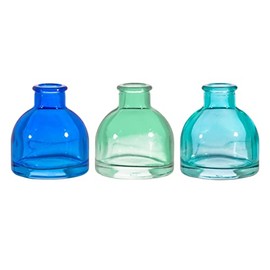 Sass & Belle Cool Toned Mini Bud Vases - Set Of 3 Multicolor