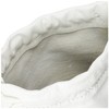 Tsuge #78305 Boxwood Leather Pipe Pouch, White