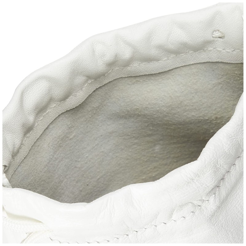 Tsuge #78305 Boxwood Leather Pipe Pouch, White