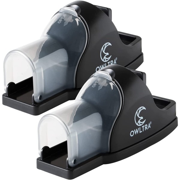 OWLTRA in-/Outdoor Safe Tunnel Snap Mouse Trap 2PCS, Instant Eliminate