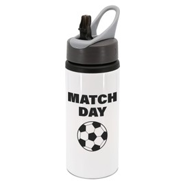Match day football, footy, soccer, water bottle with handle, drinks bottle, drinks cup, water, hydrate, football match, football game