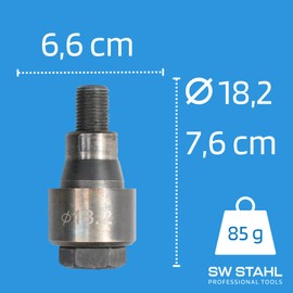 SW-Stahl 23070L-1 Hole Punch 18.2 mm Diameter I Parking Sensor Punch I Parking Sensors Tool I Parking Sensors Retrofit I from the 23070L Parking Aid Sensor Installation Kit I Hole Punch Bumper