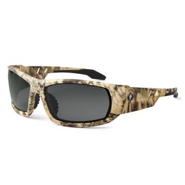 Ergodyne Skullerz Odin Polarized Safety Sunglasses - Kryptek Highlander Frame, Smoke Lens
