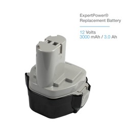ExpertPower® 12v 3000mAh NiMh Extended Battery for Makita 1233 1234 1235 1235B 1235F 192696-2 192698-8 192698-A 193138-9 193157-5