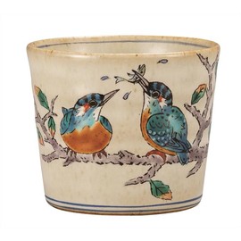 九谷焼いわたや そば猪口･かわせみ K9-407