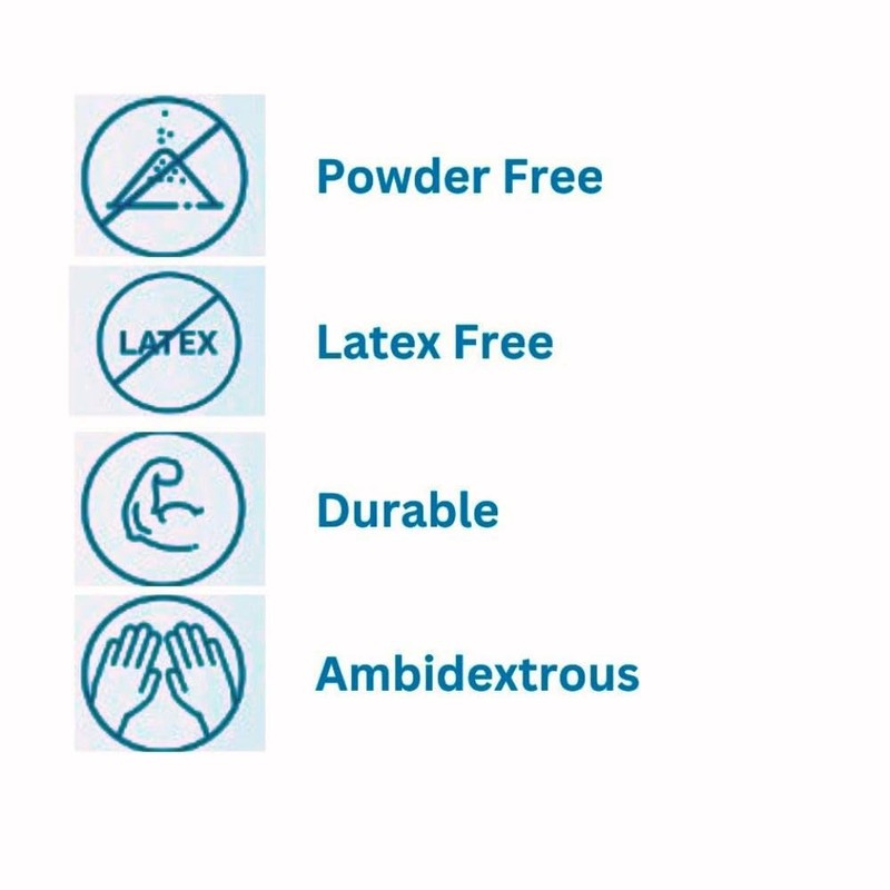 Everyday Clear Vinyl Gloves, Powder Free, Large, 100 Gloves