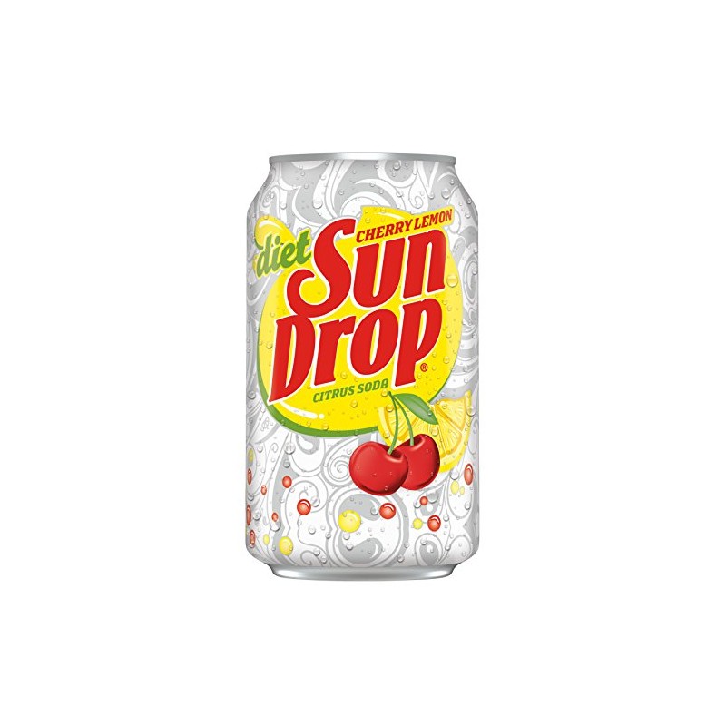 Diet Sun Drop Cherry Lemon, 12 fl oz, 12 pack