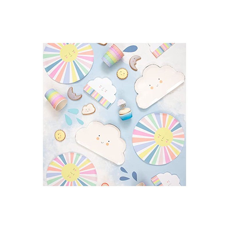 Meri Meri Rainbow Sun Cloud Napkins (Pack of 20)