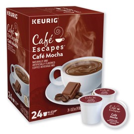 Café Escapes Café Mocha, K-Cup Portion Pack for Keurig Brewers, 24-Count