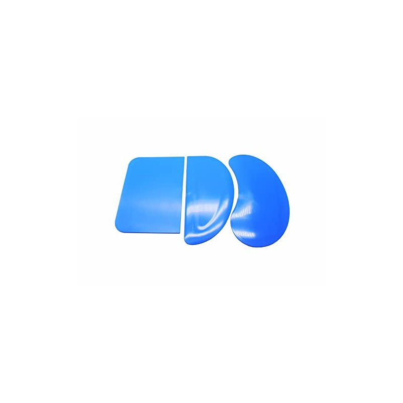 Linic Products UK Made Flexible Plastic Scrapers, Set of 3,