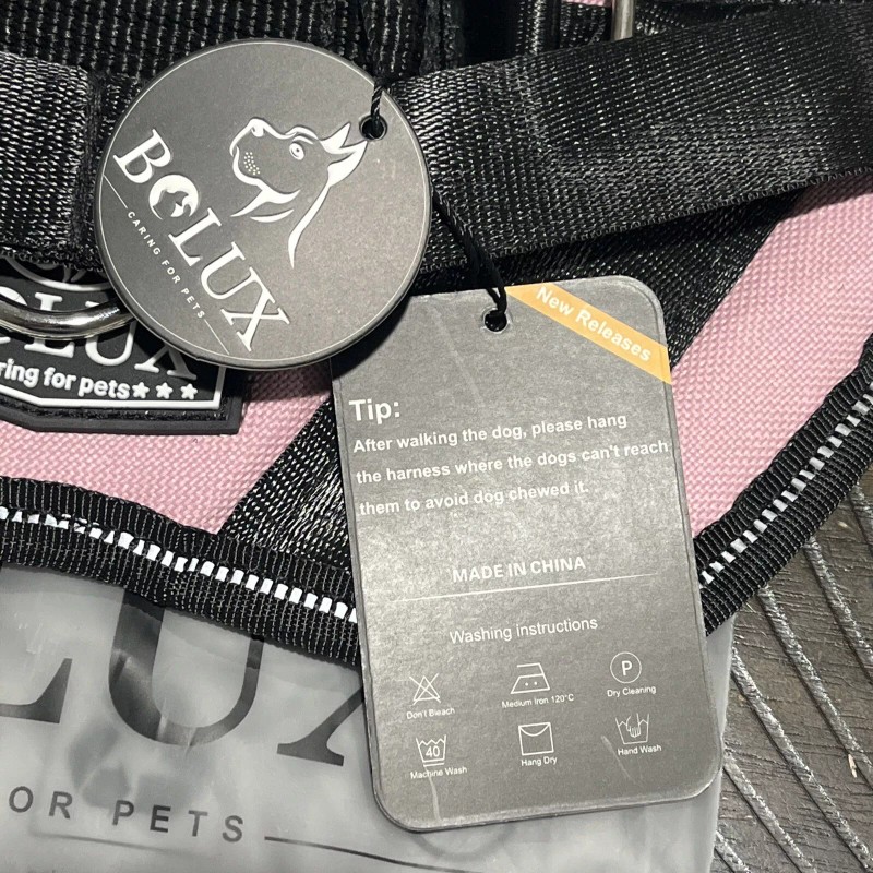 Bolux Dog Harness- Pink Size Small- New In Bag