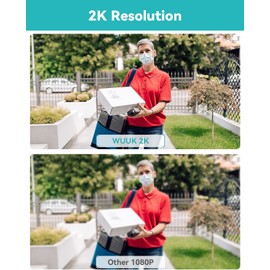 WUUK Doorbell Camera Wireless, Add-on Video Doorbell, 2K Resolution with HDR, Dual Motion Detection, No Monthly Fee, IP65, Compatible with Alexa (WUUK Base Station Required)