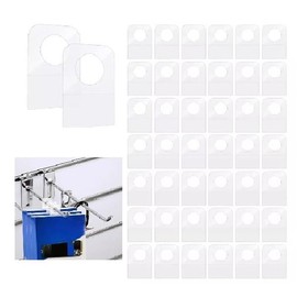 El Galeón Hang Tabs Perchas Adhesivas para Exhibición, Colgadores Autoadhesivos Tipo Cola de Pato, Ganchos para Colgar Productos en Blíster o Bolsa 32 x 22 MM – Pack 1000 Piezas