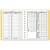 Bookkeeping Record, Tan Vinyl Cover, 128 Pages, 8 1/2 x