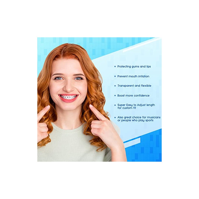 Comfort Covers for Braces - Protector bucal ortodóntico, protector de