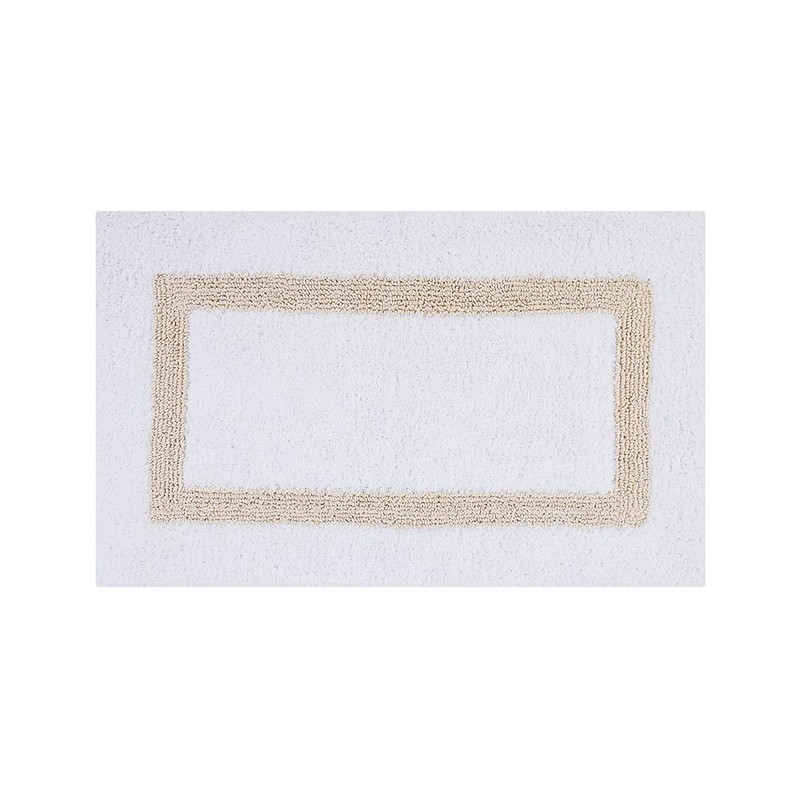 Better Trends 100% Cotton Hotel Collection Bath Mats, White &