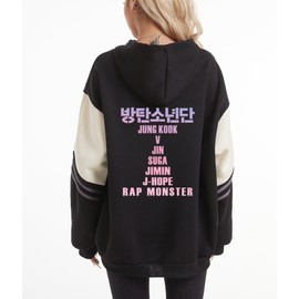 Women Jungkook Suga Jimin V Rap Jhope Jin Hoodie Sweatshirts Love Yourself Hoodies Sweater Merch Merchandise