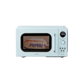 COMFEE Retro Ovens, Small 6 Auto Menus, 0.9 cu.ft Countertop Compact Microwaves with Multi-Stage Cooking, Mute Function, LED Digital, Green/900W, CMO-MMP02AA(GN), Green