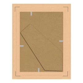 We-Stock Table or Wall Frame Set Made of Wood in Natural Look, Format 10 x 15 cm (Pack of 2)
