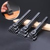 DXIA 3 Pcs Leathercraft DIY Tools,Leather Prong Punch,Steel DIY Diamond