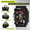 Heavy Duty Tool Bag 16-Inch, 46 Pockets Electrician Tool Bag