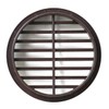 La Ventilazione T6M Round Ventilation Grille ABS Brown for Installation