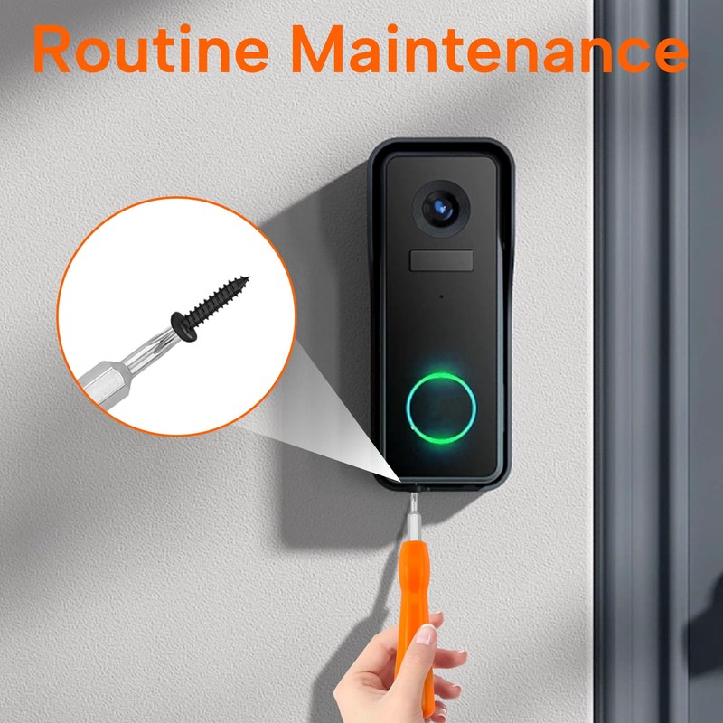 Ring Doorbell Screwdriver Charging Cable Replacement Set with Charging Cord,