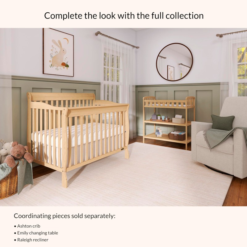 Dream On Me Emily Changing Table, Compact and Portable, Solid