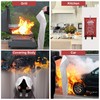 JJ CARE Fire Blanket for Home 40"x40" + 8 Hooks
