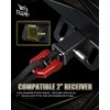 RENO Shackle Hitch Receiver, 2" Receiver Towing Mount with 3/4"