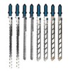 Spyder 300037 Jig Saw Variety Pack, T-Shank, 8-Piece,Silver