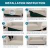 Turquoize Stretch Sofa Cover for Chesterfield Sofa Loveseat Sofa Covers