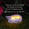 iHeartCats Forever My Guardian Angel Cat Memorial Garden Solar Light