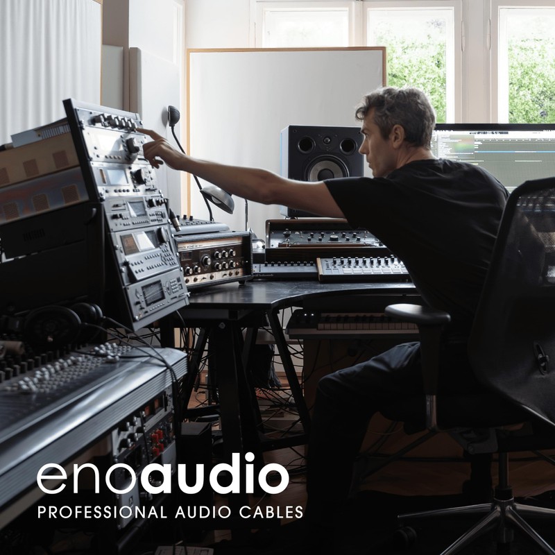 enoaudio Mogami 2534 Quad HiFi Y Audio Cable Neutrik Gold