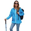 Hount Women's Lightweight Hooded Raincoat Waterproof Packable Active Outdoor Rain