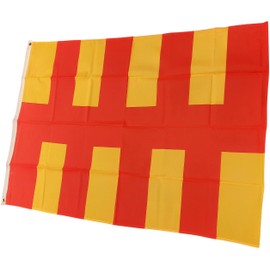 NWFlags Northumberland Flag 3ft x 2ft 75d Premium Polyester Suitable For Flagpoles | Strong Polyester 3x2 foot material flag with Eyelets